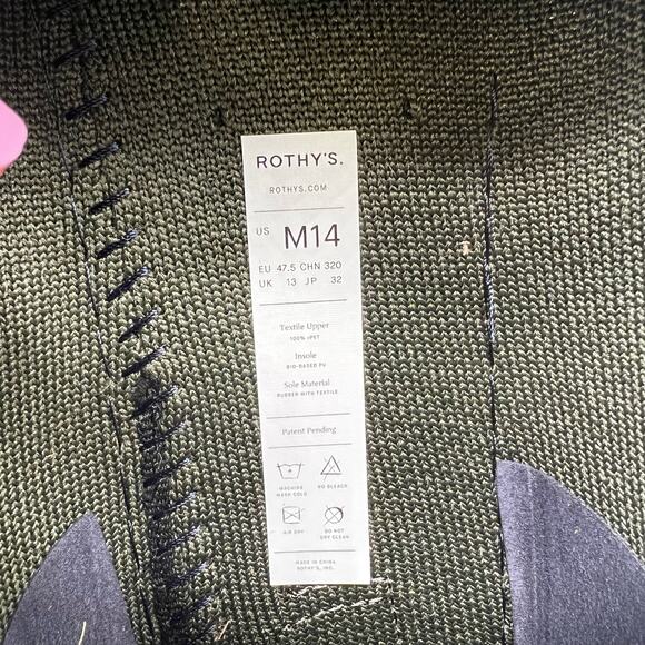 Rothy’s Driving Loafer in Fairway Green Men’s Size 14 - Picture 9 of 9